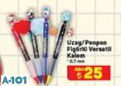 UZAY/PONPON FİGÜRLÜ VERSATİL KALEM ÇEŞİTLERİ/ADET